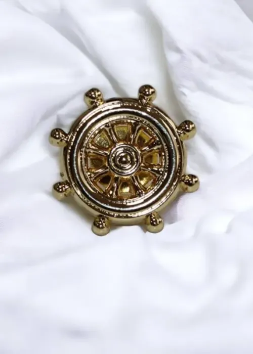 Ship's Wheel Lapel Pin