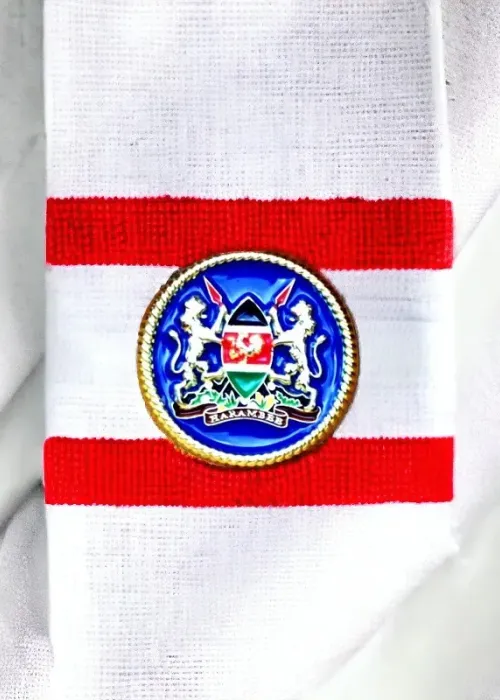 Kenya Circular Coat of Arms Lapel Pin