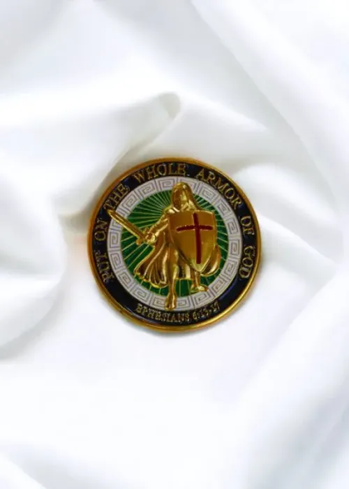 Armor of Gold Lapel Pin