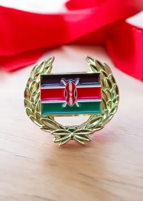 Kenya Flag Wre Lapel Pin